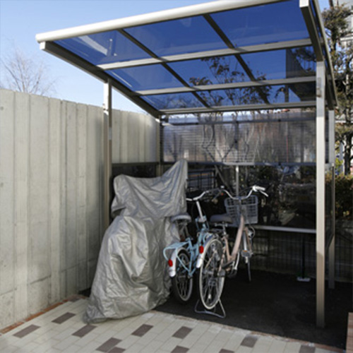 バイクと自転車のための屋根