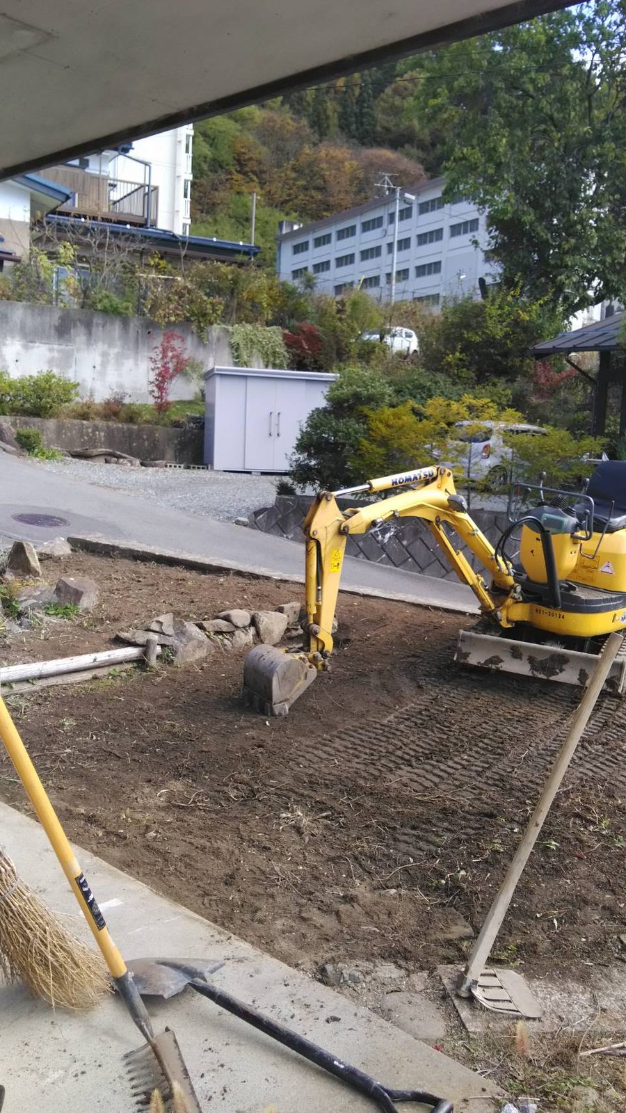 整備後の敷地まわり